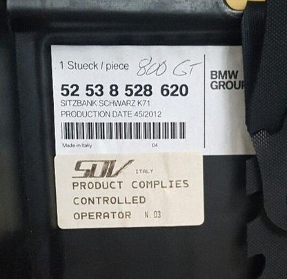 NEW BMW 52538528620 High Comfort Saddle Seat F800GT