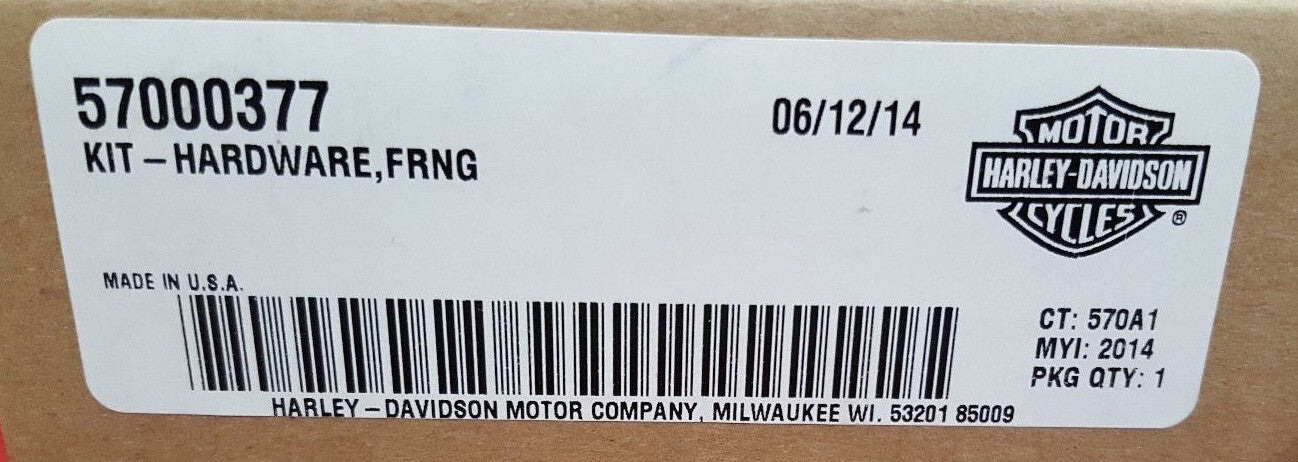 New Genuine Harley Davidson 57000378DST Batwing Upper Fairing Catfish Orange