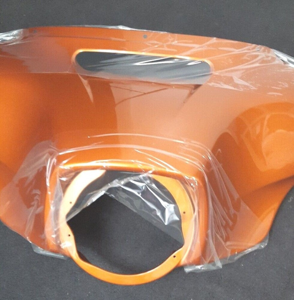 New Genuine Harley Davidson 57000378DST Batwing Upper Fairing Catfish Orange