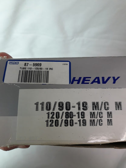 NEW IRC Heavy Duty Motorcycle Tube 110-120/90-19 IRC Part# 87-5969