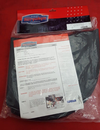 NEW KURYAKYN 1802 ENGINE GUARD CHAPS FOR SOFTAIL FLST 2000-2012