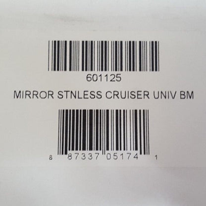 NEW Bike Master Universal Motorcycle Mirror Chrome 601125