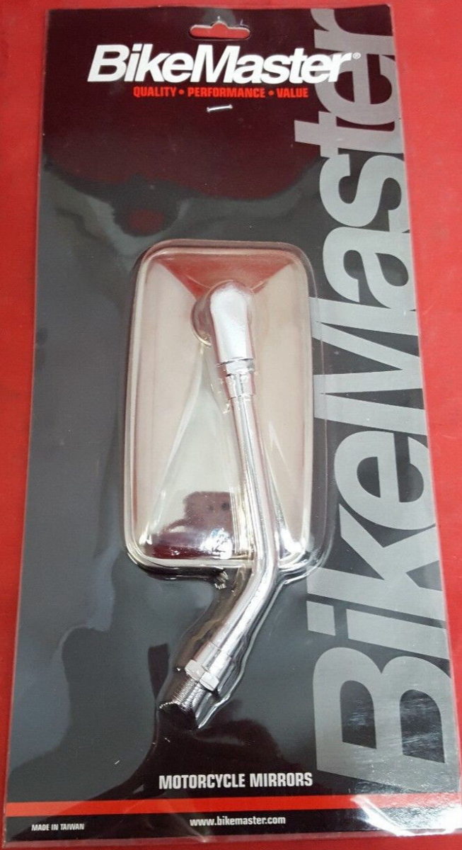 NEW Bike Master Universal Motorcycle Mirror Chrome 601125