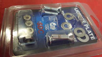 NEW Motorcycle License Plate Frame Mounting Hardware Kit 05190036