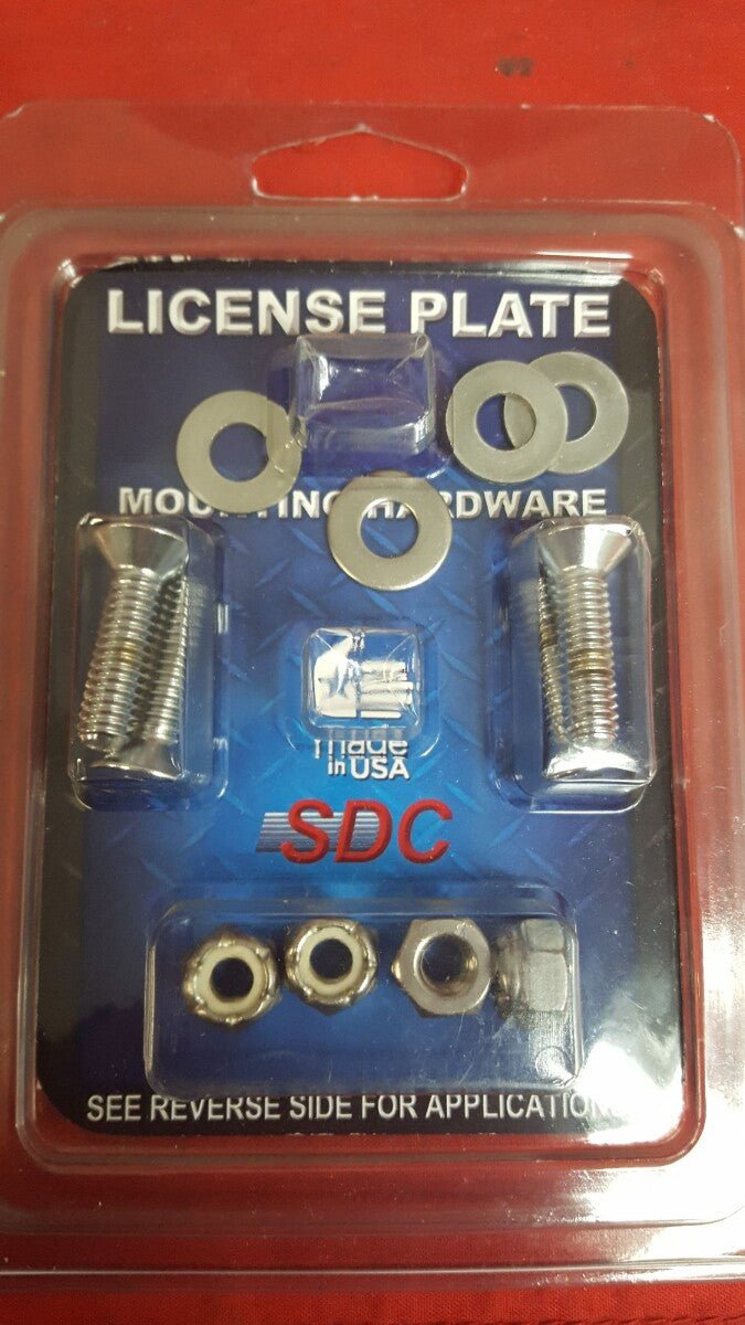 NEW Motorcycle License Plate Frame Mounting Hardware Kit 05190036
