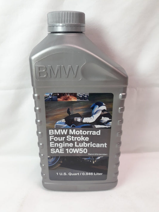 NEW BMW Motorrad Four Stroke Engine Lubricant SAE 10W50 1 Quart Part#07510412041