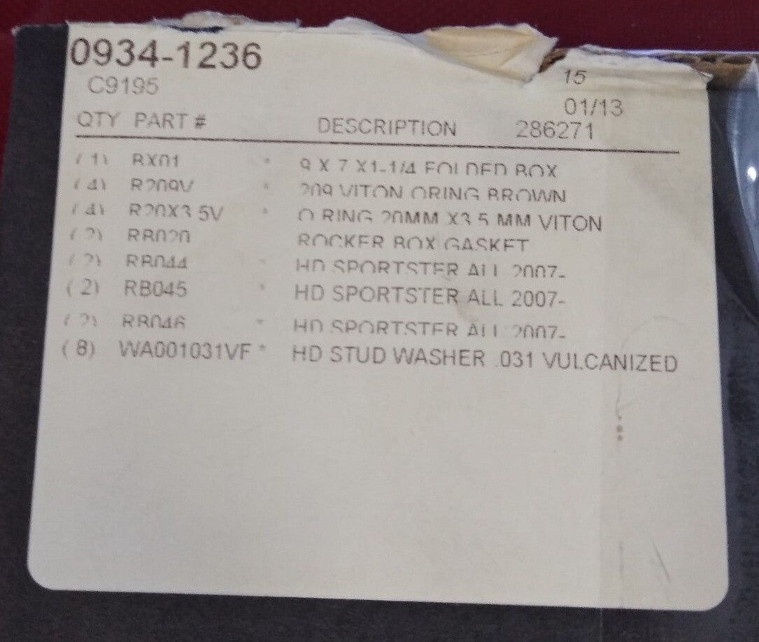 NEW Harley '07-'18 Sportster FST Rocker Box Rebuild Kit 0934-1236