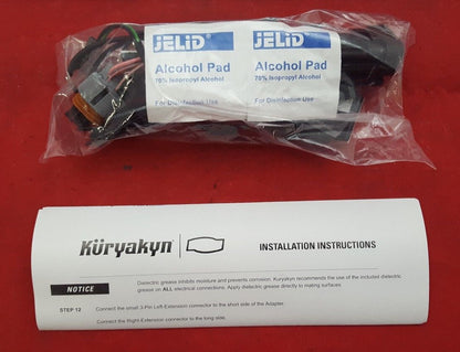 NEW Kuryakyn-7170-LED Saddlebag Extensions, Chrome For 10-16 Victory Cross Count