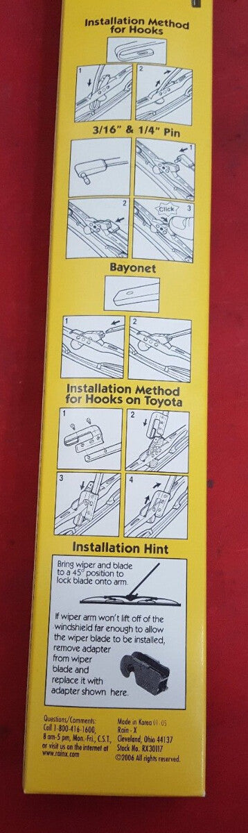 New RainX 17" Weatherbeater Wiper Blades RX30117
