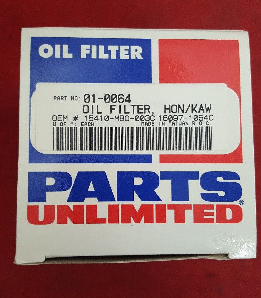 NEW Parts Unlimited Oil Filter for Honda / Kawasaki 01-0064 / 16097-1054C