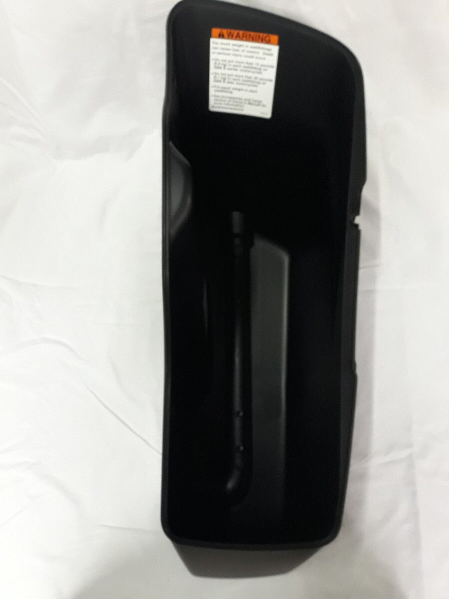 NEW HARLEY DAVIDSON Saddlebag Bottom Right Side Black W/ Pinstripes 90201066DBN