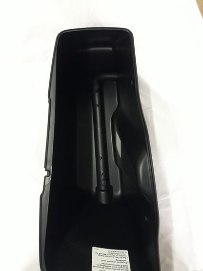 NEW HARLEY DAVIDSON Saddlebag Bottom Right Side Black W/ Pinstripes 90201066DBN