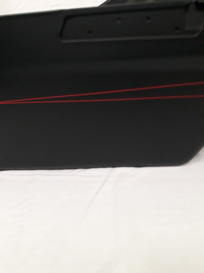 NEW HARLEY DAVIDSON Saddlebag Bottom Right Side Black W/ Pinstripes 90201066DBN