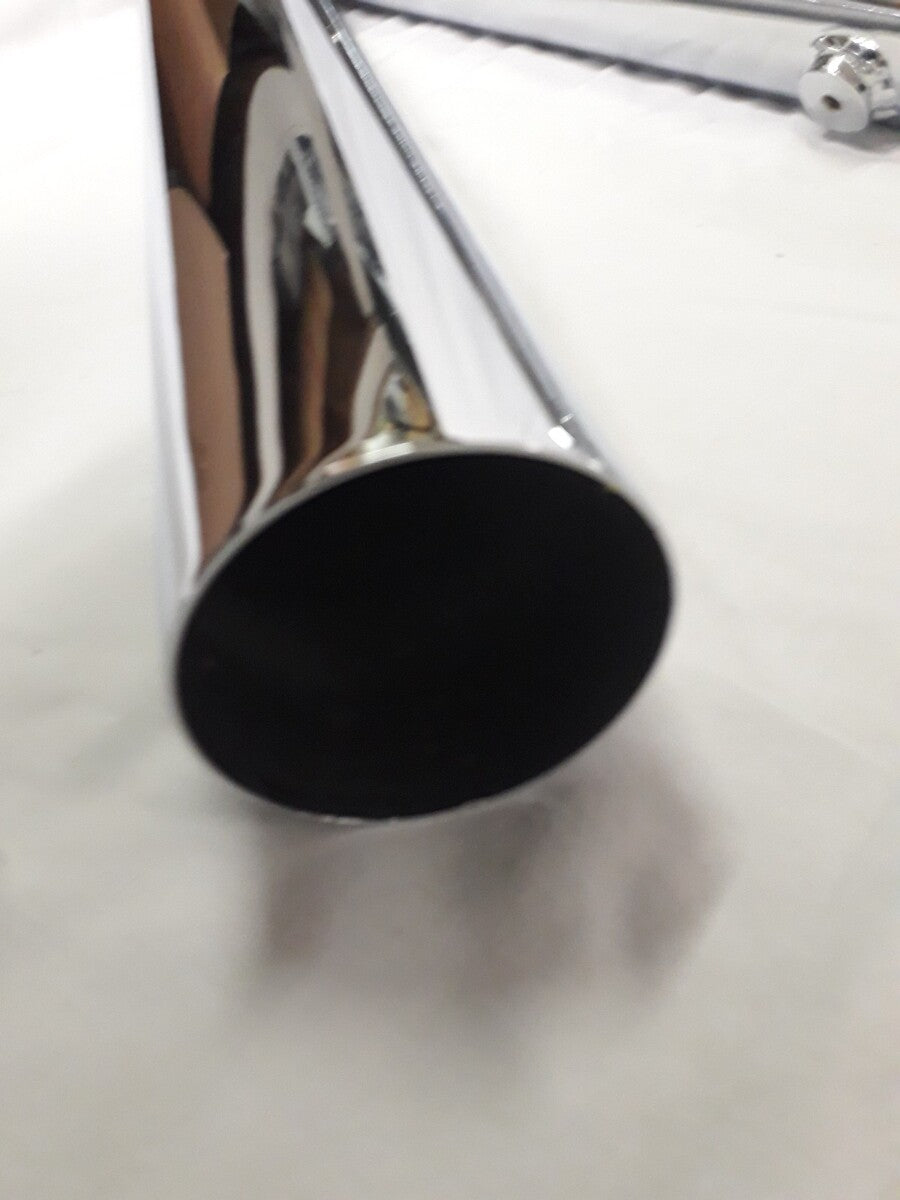 NEW RUSH Performance Exhaust Muffler Chrome Part# 27503-200