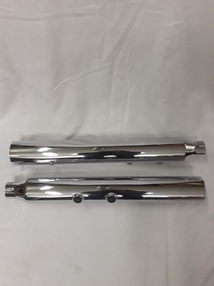 NEW RUSH Performance Exhaust Muffler Chrome Part# 27503-200