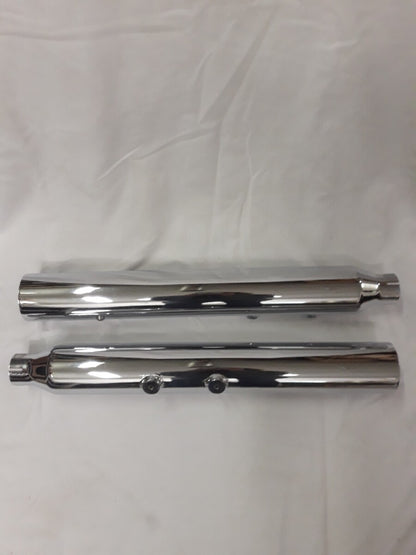 NEW RUSH Performance Exhaust Muffler Chrome Part# 27503-200