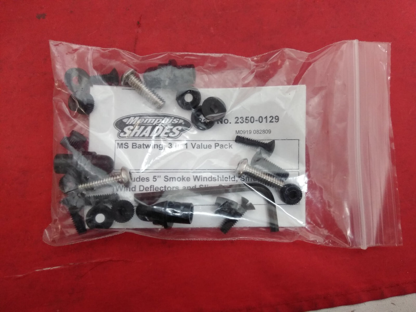 NEW Memphis Shades Windshield Wind Deflectors Trim Mounting Hardware 2350-0129
