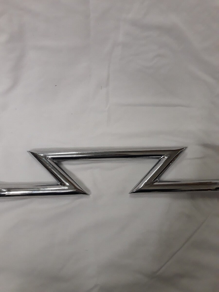 NEW BIKER'S CHOICE Motorcycle Z Handlebar Chrome 1" Diameter  36.5" Long 482663