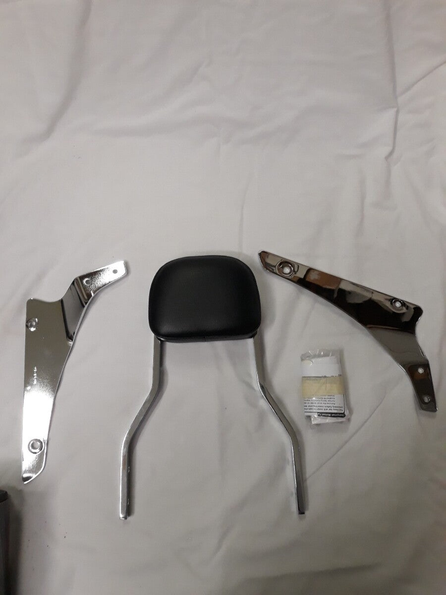NEW COBRA Short Sissy Bar Chrome W/ Pad 02-5660 03-06 VTX135S Backrest