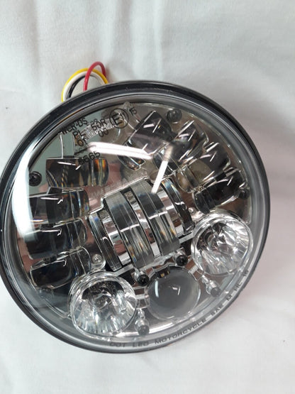 NEW J.W SPEAKERS 12V LED Headlight Chrome 8690A P/N 0551741 5.75"