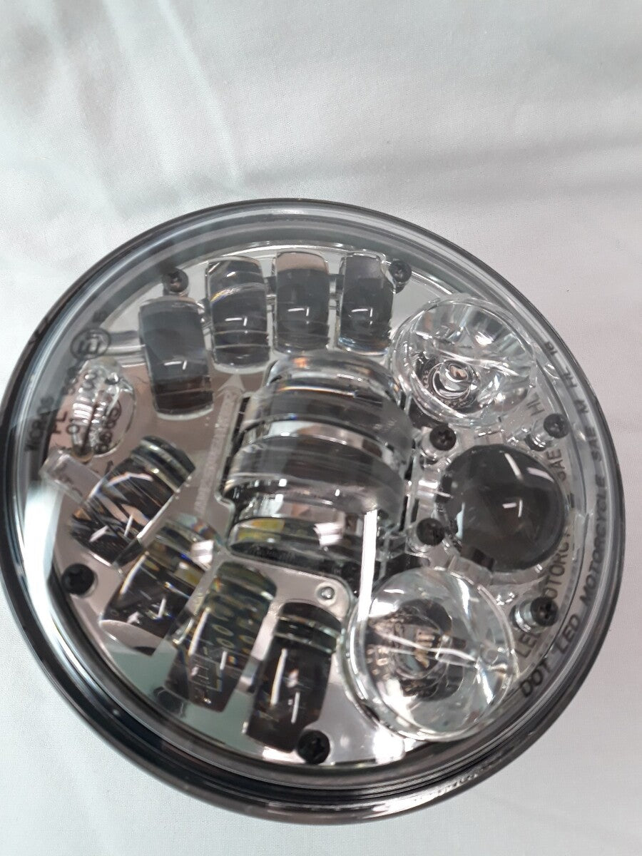 NEW J.W SPEAKERS 12V LED Headlight Chrome 8690A P/N 0551741 5.75"