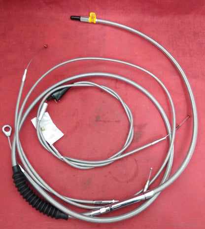 NEW LA Choppers Clutch Cable Line Kit 15-17" Harley '96-'07 RK 0610-0300
