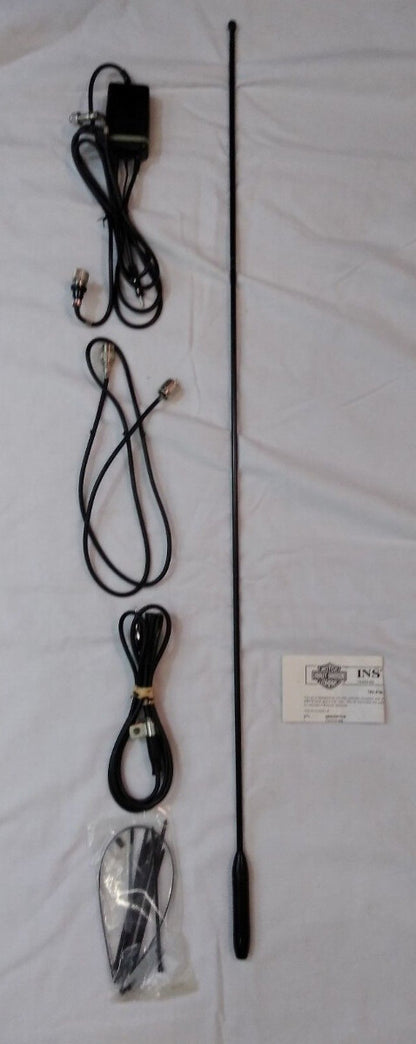 NEW Harley 76309-89 Antenna Tri-pole Antenna Kit Wiring Whip 88-89 FLT FLHT