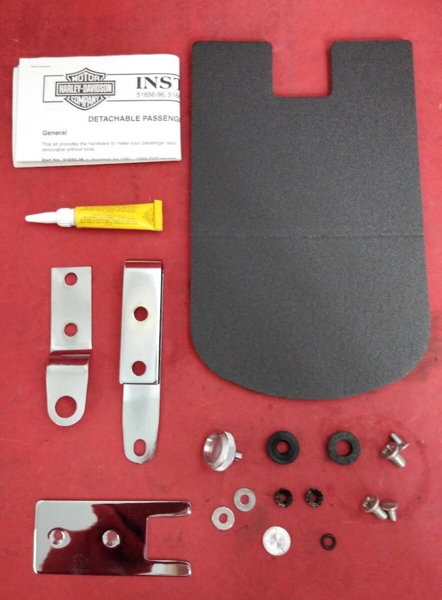 NEW Harley Davidson Detachable Pillion Hardware Kit 51656-96