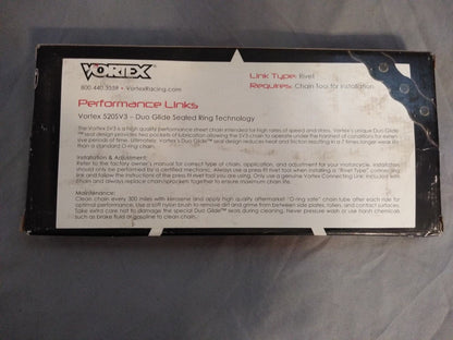 NEW Vortex 520SV3-110 V3 DuoGlide Sealed Ring Chain 750cc 110 link 520 520SV3