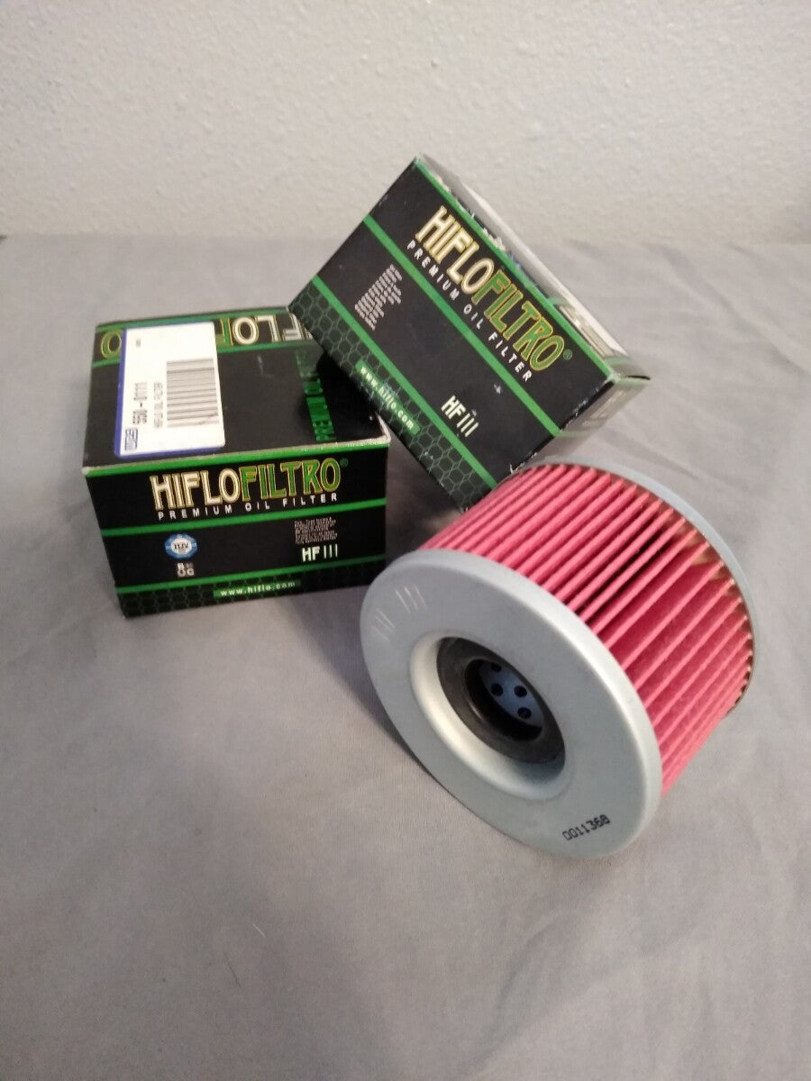 NEW Set of 2 HIFLOFILTRO HF111 Oil Filter 550-0111 for Honda