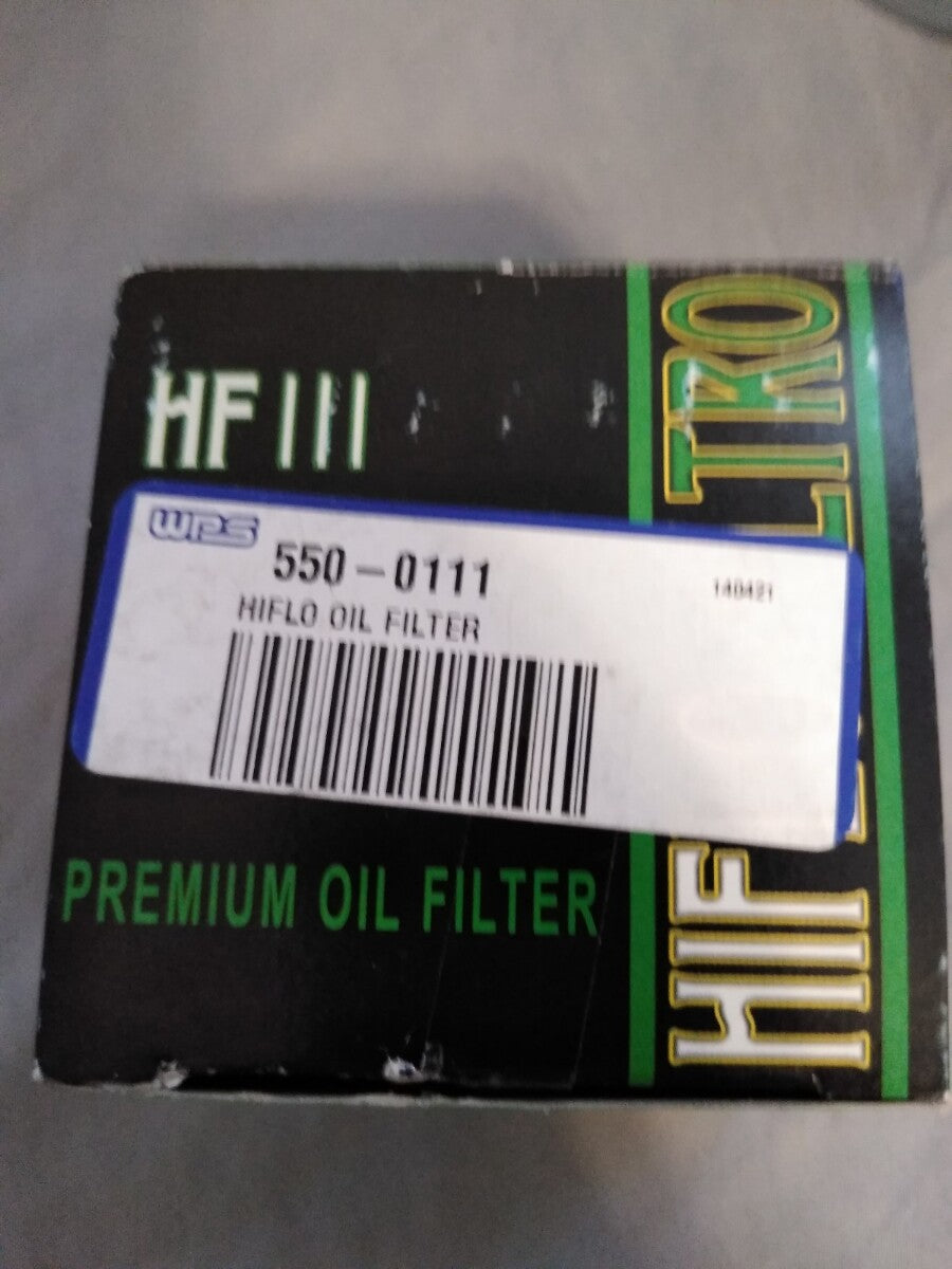NEW Set of 2 HIFLOFILTRO HF111 Oil Filter 550-0111 for Honda