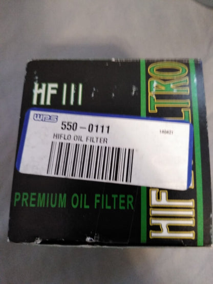 NEW Set of 2 HIFLOFILTRO HF111 Oil Filter 550-0111 for Honda