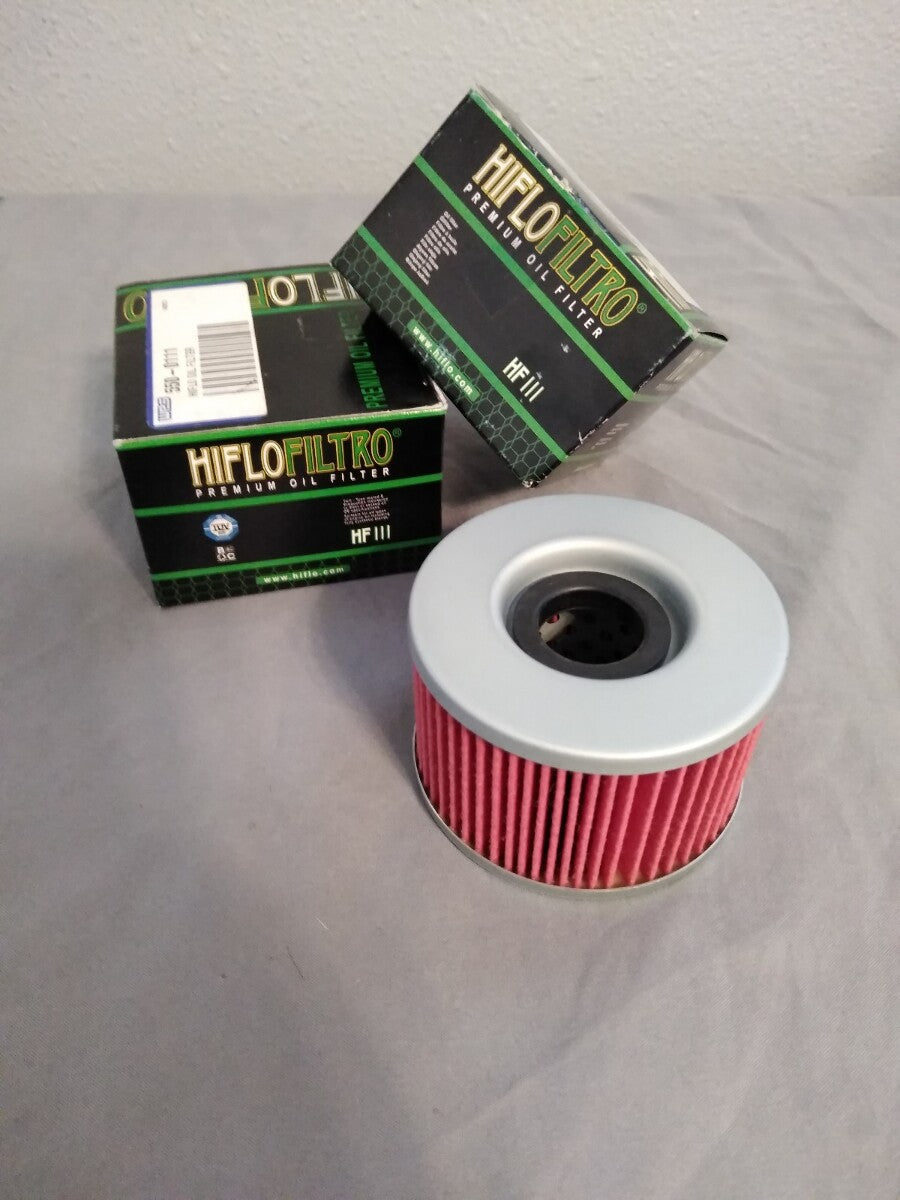 NEW Set of 2 HIFLOFILTRO HF111 Oil Filter 550-0111 for Honda