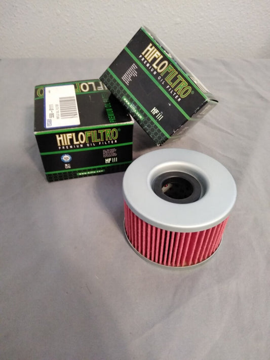 NEW Set of 2 HIFLOFILTRO HF111 Oil Filter 550-0111 for Honda