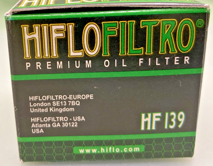 NEW Lot of 3 HIFLOFILTRO HF139 Oil Filter Kawasaki Suzuki Arctic Cat 550-0139