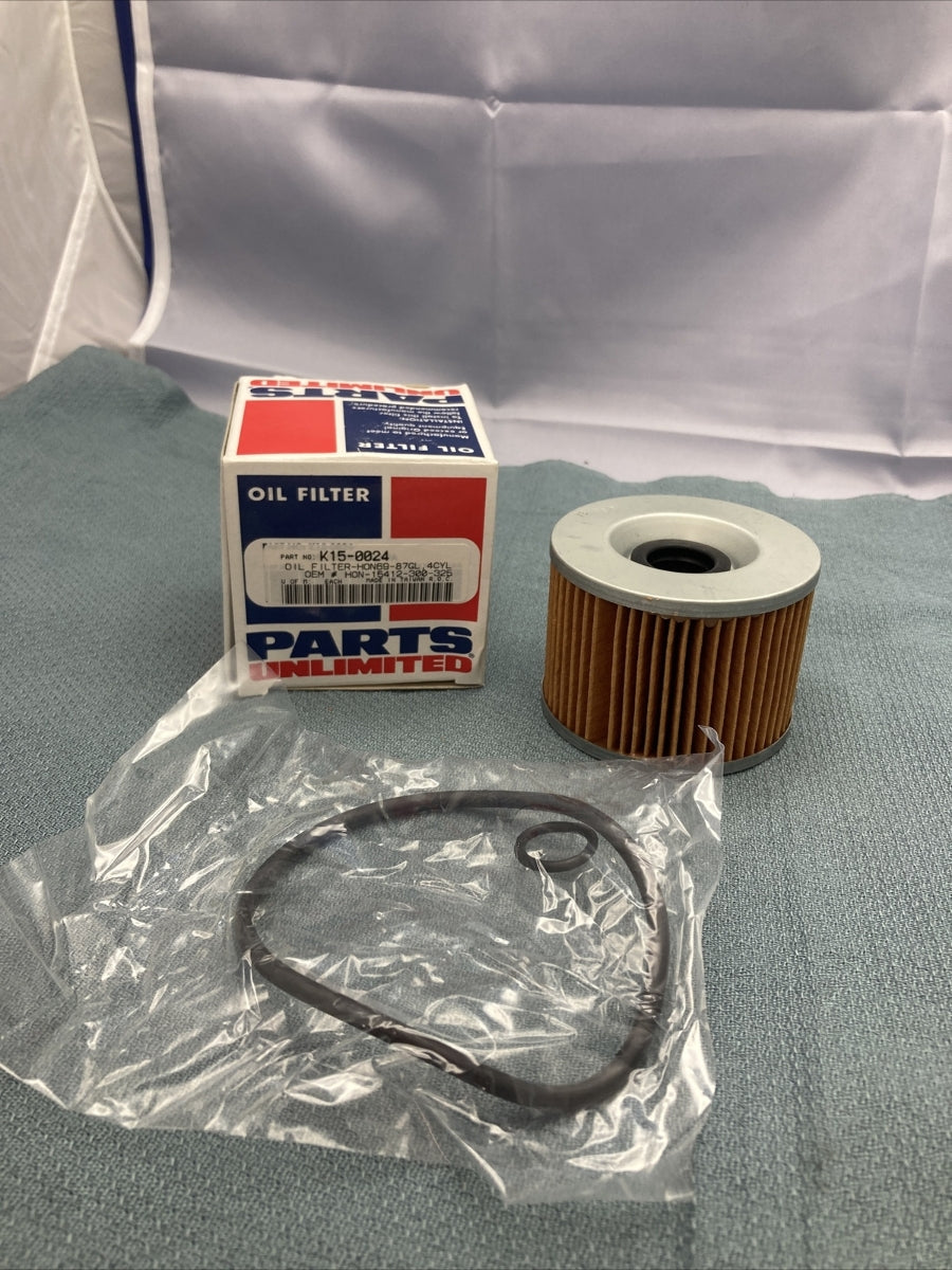 NEW 2 Parts Unlimited Oil Filter K15-0024 Honda 69-87GL 4CYL Hon-15412-300-325