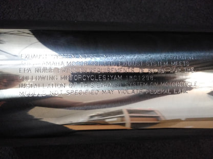 NEW Yamaha Muffler Assembly 1MC1298 / 1MC-2 / e13 Chrome