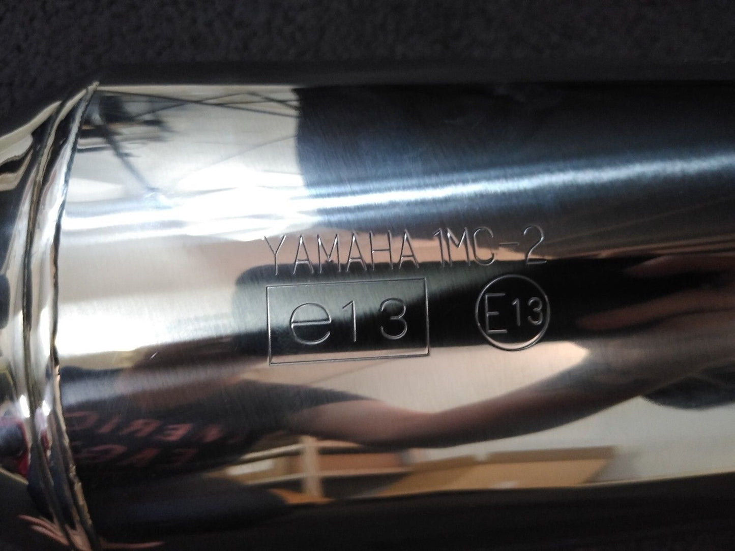 NEW Yamaha Muffler Assembly 1MC1298 / 1MC-2 / e13 Chrome