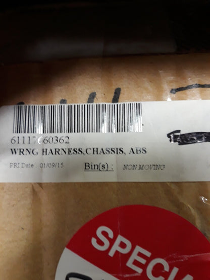 NEW BMW Chassis Wiring Harness ABS Part# 61117660362
