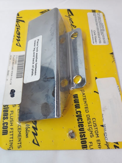 NEW CYCLEVISIONS Chrome Military Caliper Sticker Plate Part# 2030-0242