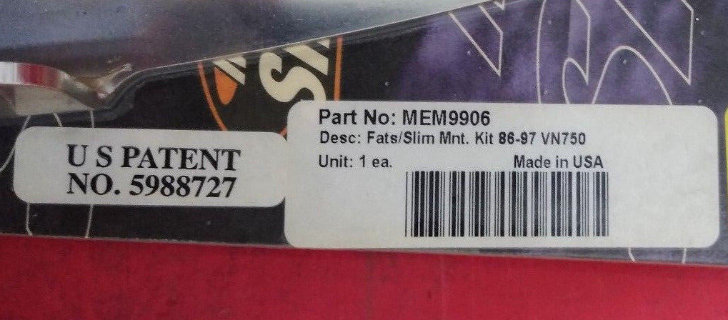 NEW Memphis Shades Quick Change Mount Kit for Fats/Slim Windshields MEM9906