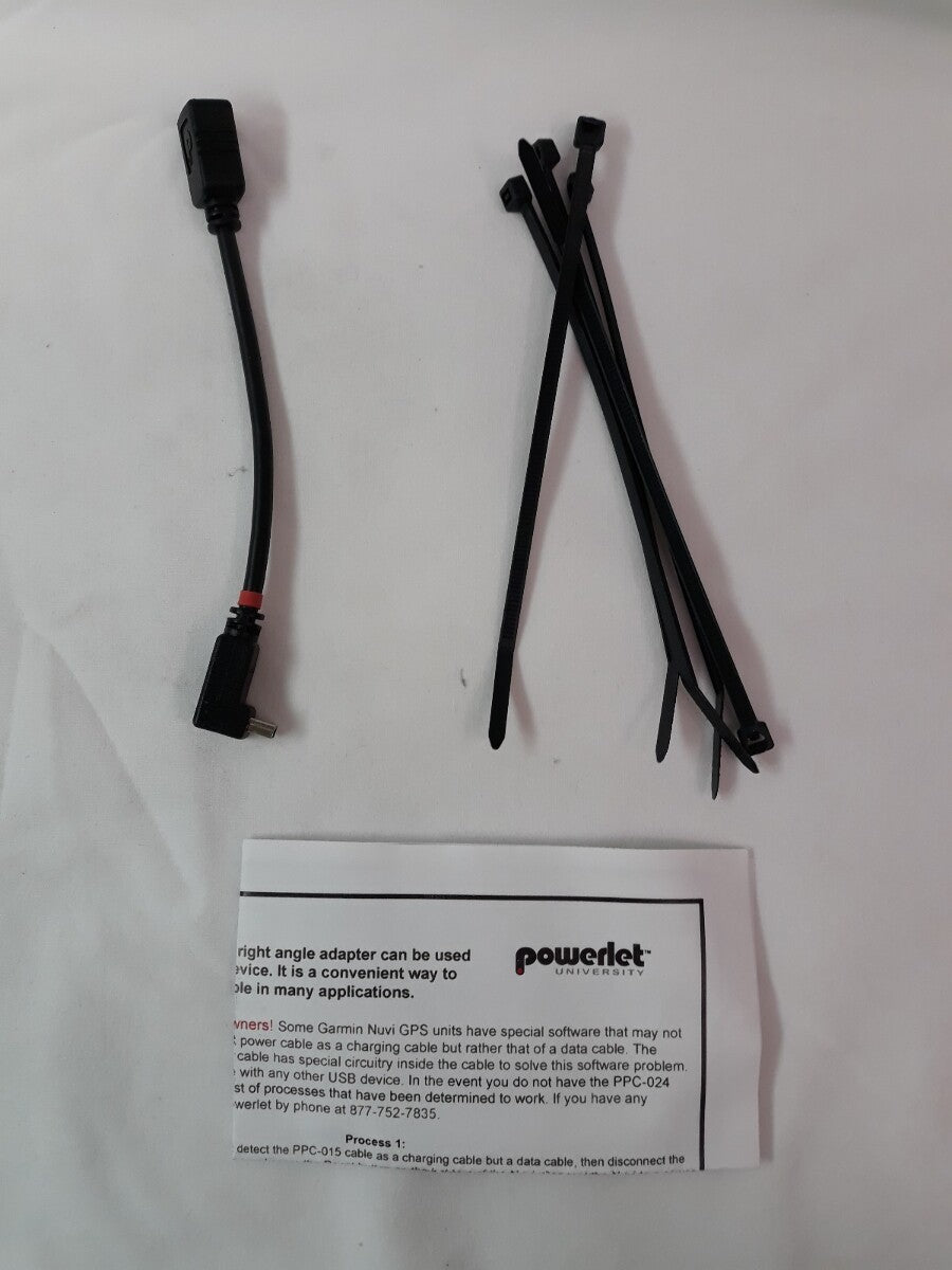 NEW POWERLET Mini USB Direct To Battery Harness Part# PPC-015-DB