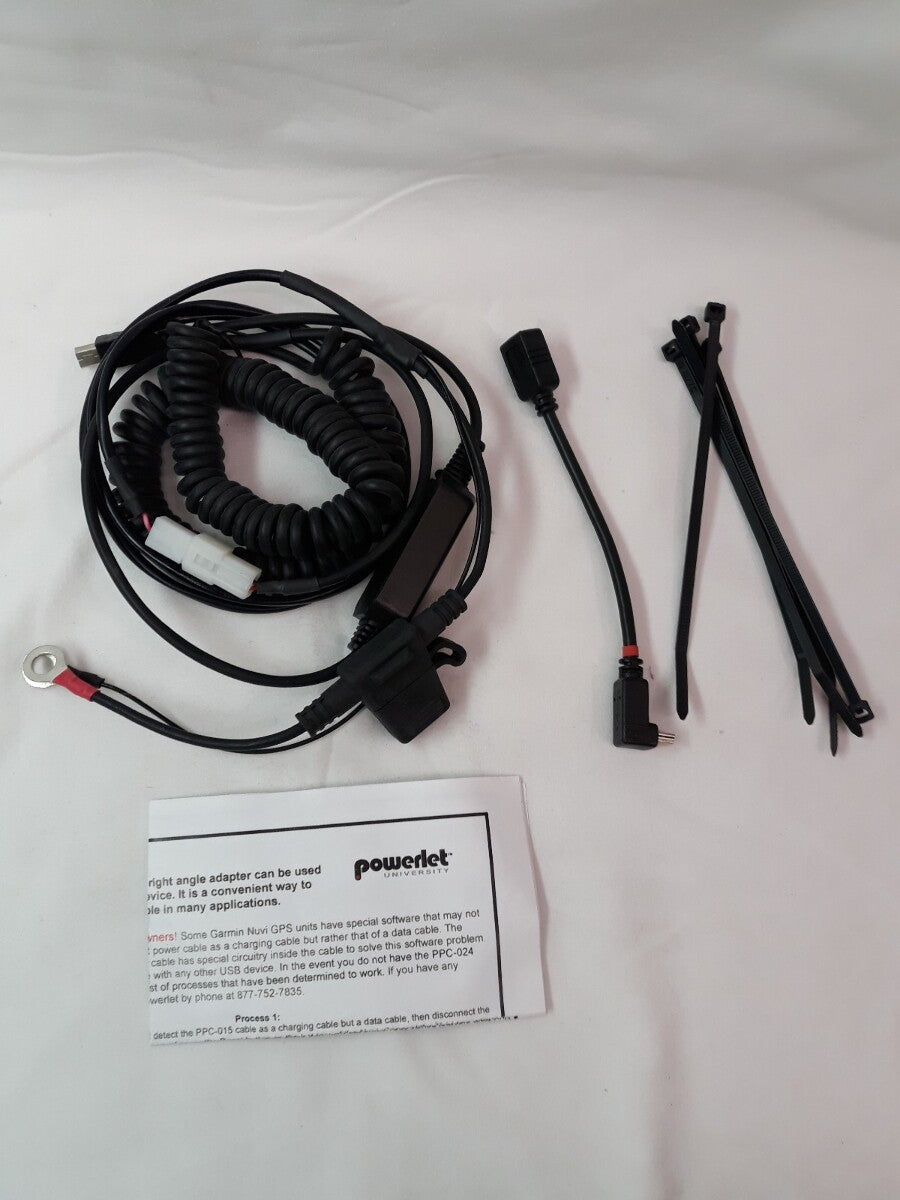 NEW POWERLET Mini USB Direct To Battery Harness Part# PPC-015-DB
