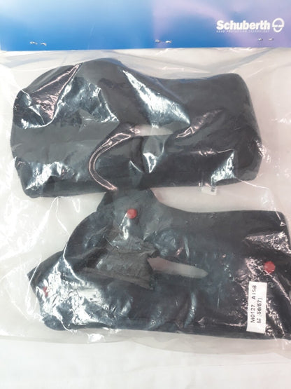 NEW SCHUBERTH Helmet Cheek Pads S2 56/57 Medium Black Part# 4990003253