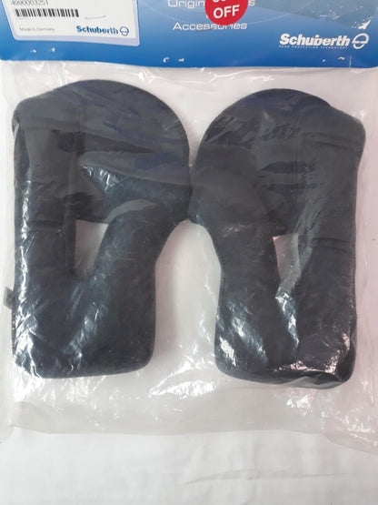 NEW SCHUBERTH Helmet Cheek Pads S2 52/53 X Small Black Part# 4990003251