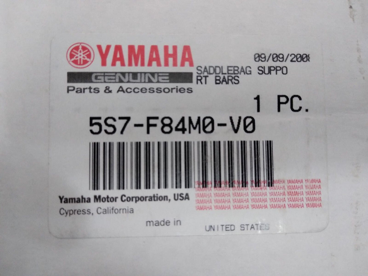 NEW Yamaha Side Pannier Bags Luggage Support Bars Rails XVS950 Midnight Star V-S