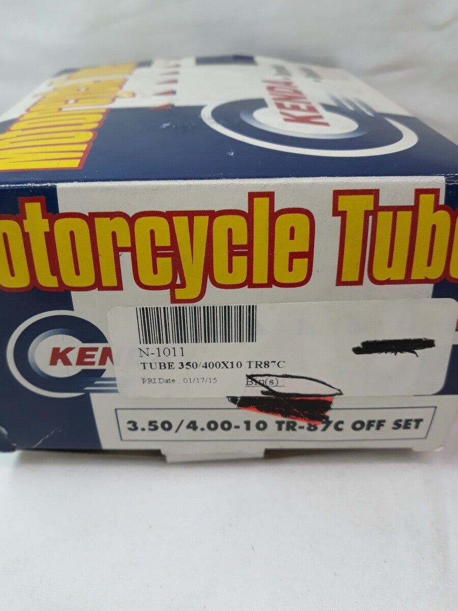 NEW KENDA Motorcycle Tube Part# N-1011 3.50/4.00-10 TR-87c Off Set