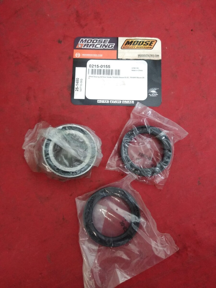 NEW Moose Rear Wheel Bearing Kit for Honda 2003-05 TRX 650 Rincon 0215-0155
