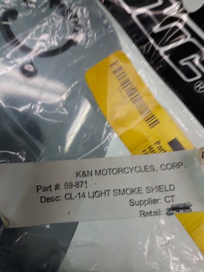 NEW HJC Motorcycle Helmet Face Shield Light Smoke Part# 59-871