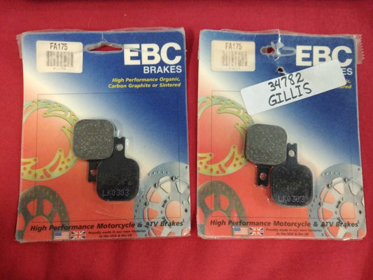 NEW Set of 2 EBC Double-H Sintered Brake Pads FA175HH